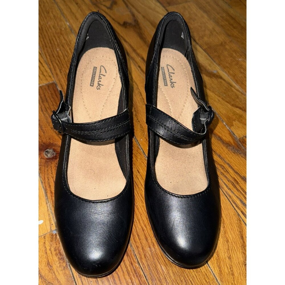 Emslie Leather Ankle Strap Shoes Size US 9 Y2K Old School Mary jane